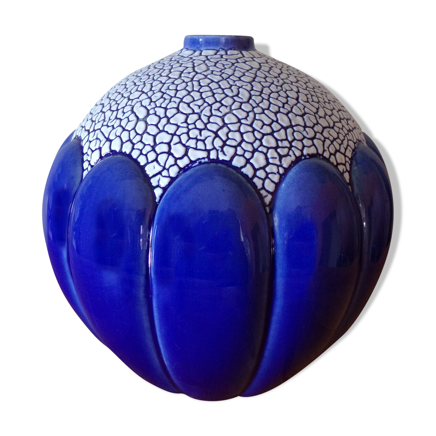 Vase ball Saint Clement 1930s