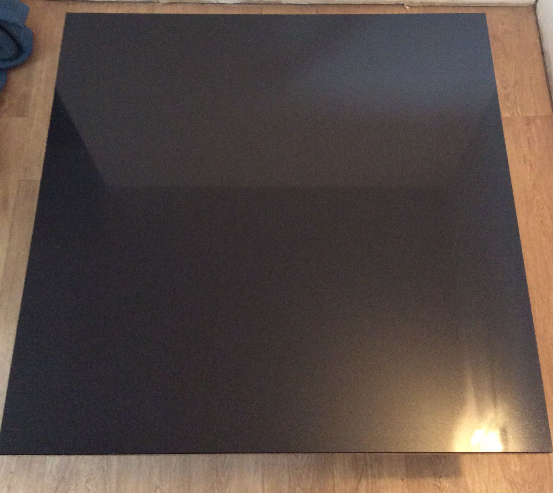 Vintage coffee table from the 70s-80s in black marble