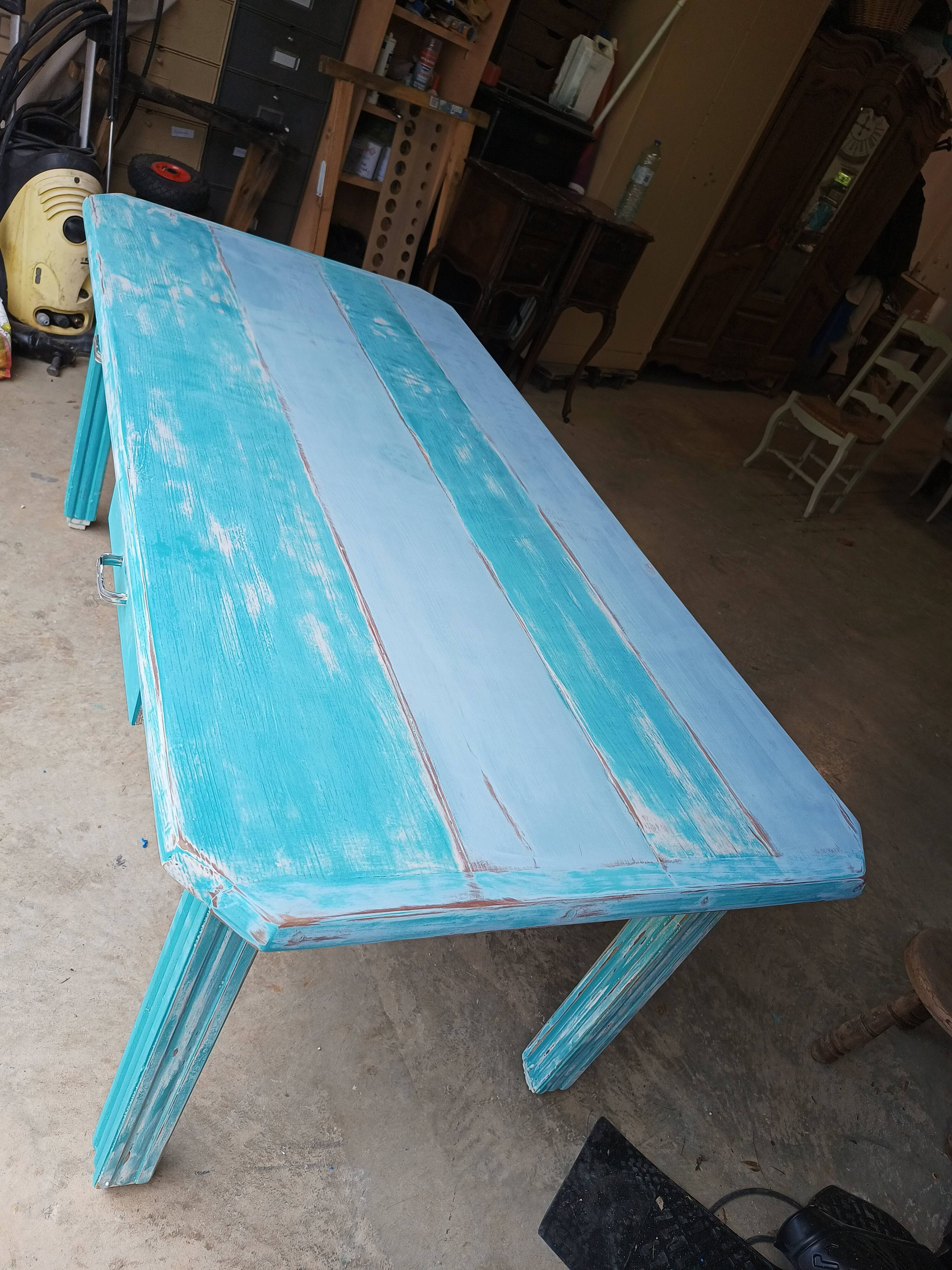 Vintage farmhouse table