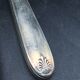 6 table knives in silver metal model coquille