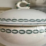 Sarreguemines ironware soup tureen, "Nobilis" service