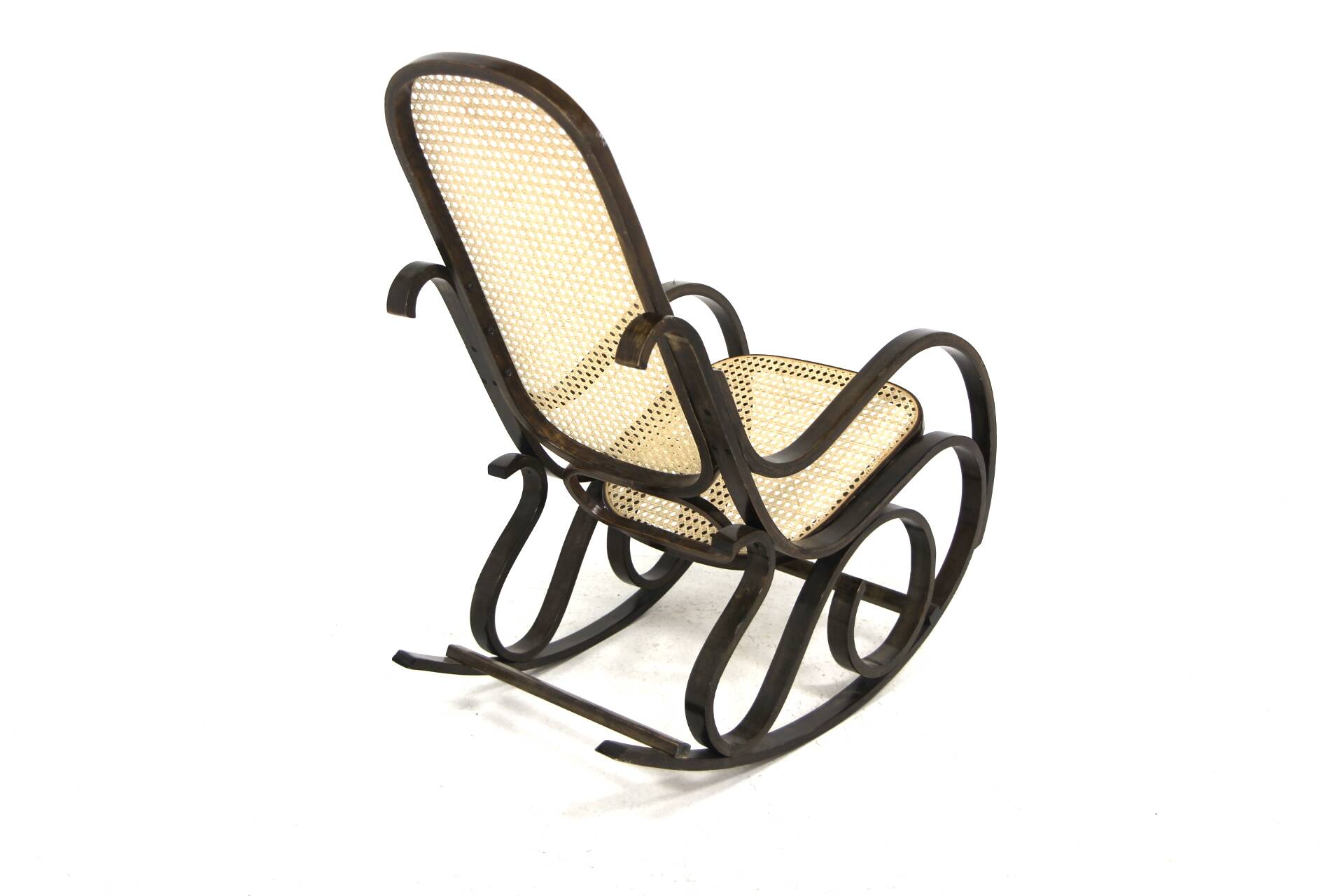Beech rocking chair, Sweden, 1970
