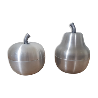 Pair of vintage ice buckets