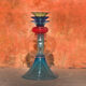 Marco Zanini Alpha Centauri Flower Vase In Blown Glass, Memphis Milano 1982