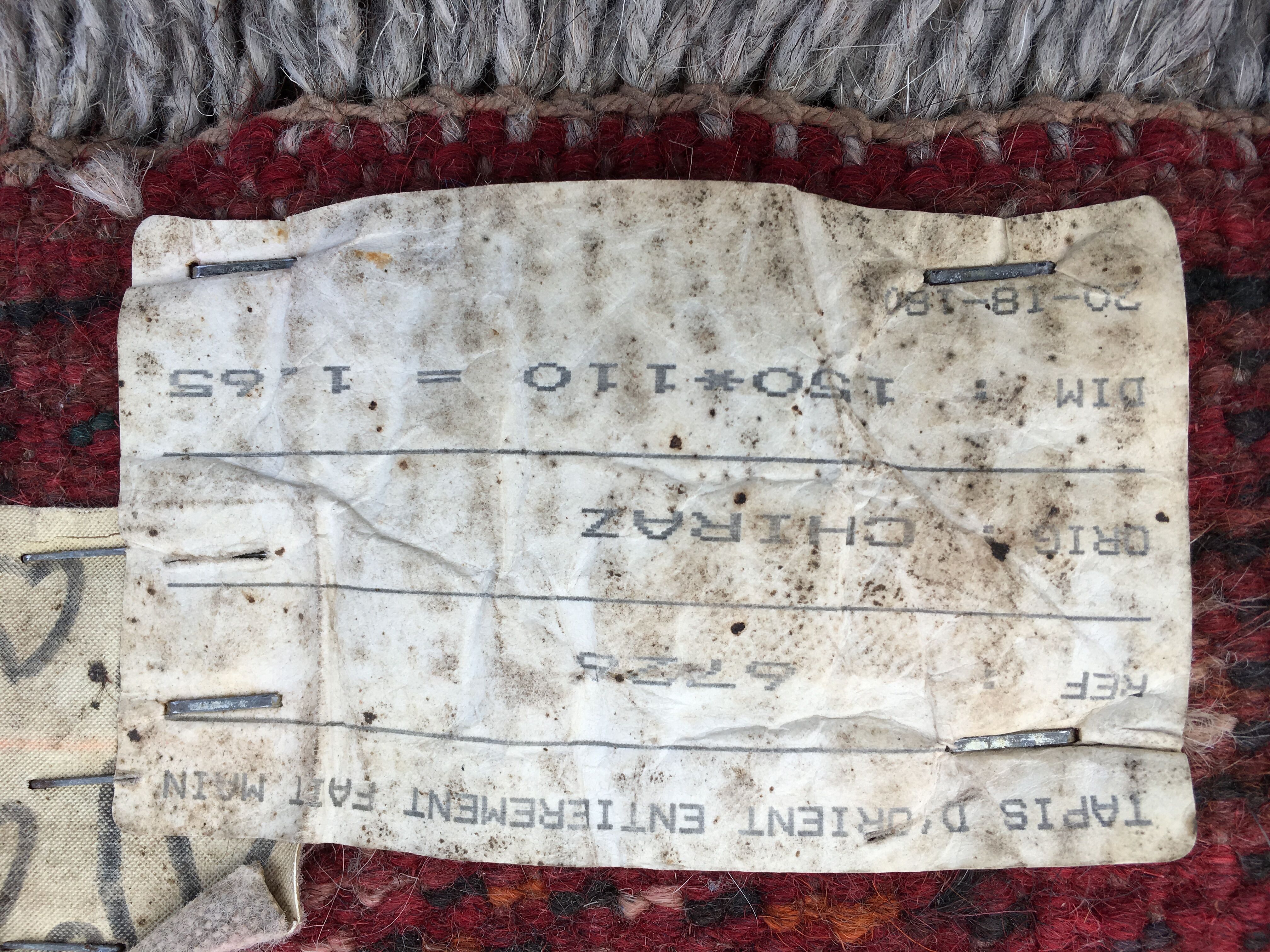 Carpet handmade Iran around 1950 - 160x90cm