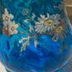 2 painted and enamelled turned glass bottles Napoleon III 3