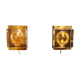 Pair of maritime wall lamps made by Danish Vitrika in the 1960s