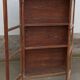 Antique wooden glass cabinet