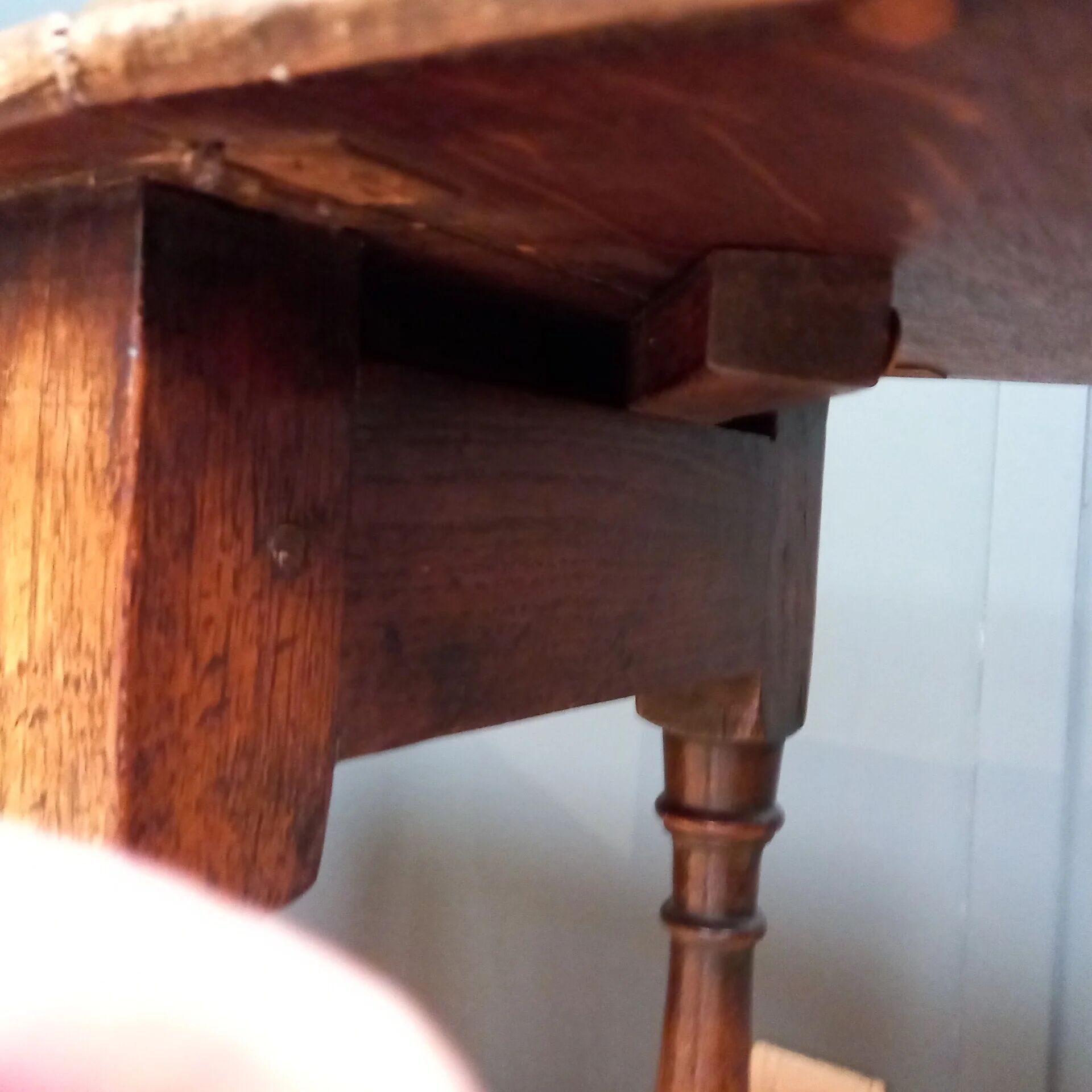 Tabouret à rabats du XVIIIe siècle