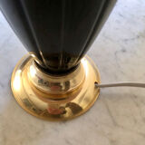 Ceramic and metal table lamp