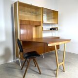 Wall system / modular cabinet with table, František Jirák