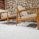 Paire de fauteuil scandinave 1960
