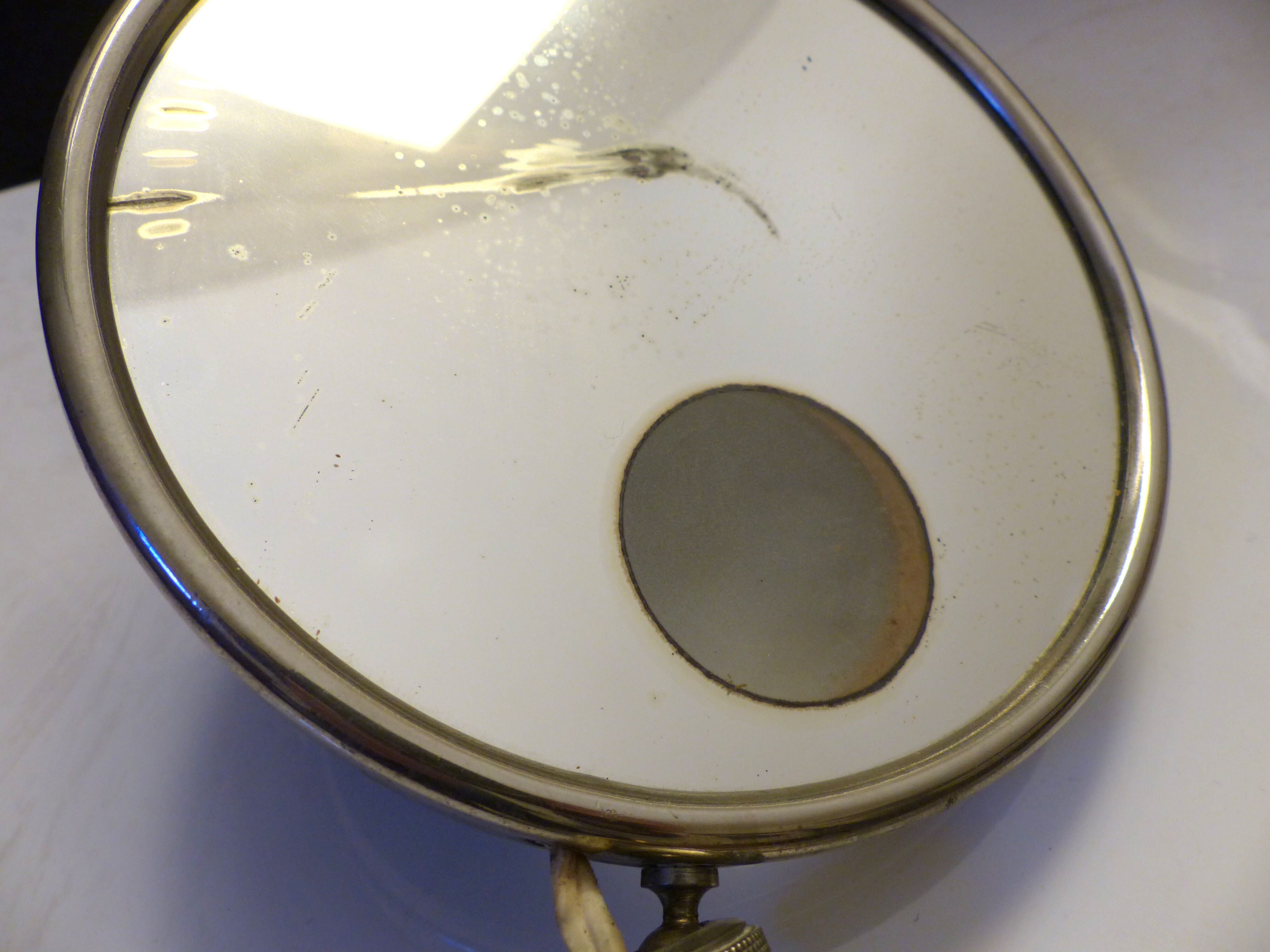 40/50 year Brot mirror swivelling on 40cm long articulated arm