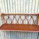 Vintage rattan shelf from the 60s