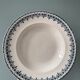 Set of 6 old Hollow Plates Earth of Iron mismatched