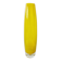 Vintage yellow transparent gradient ovoid vase