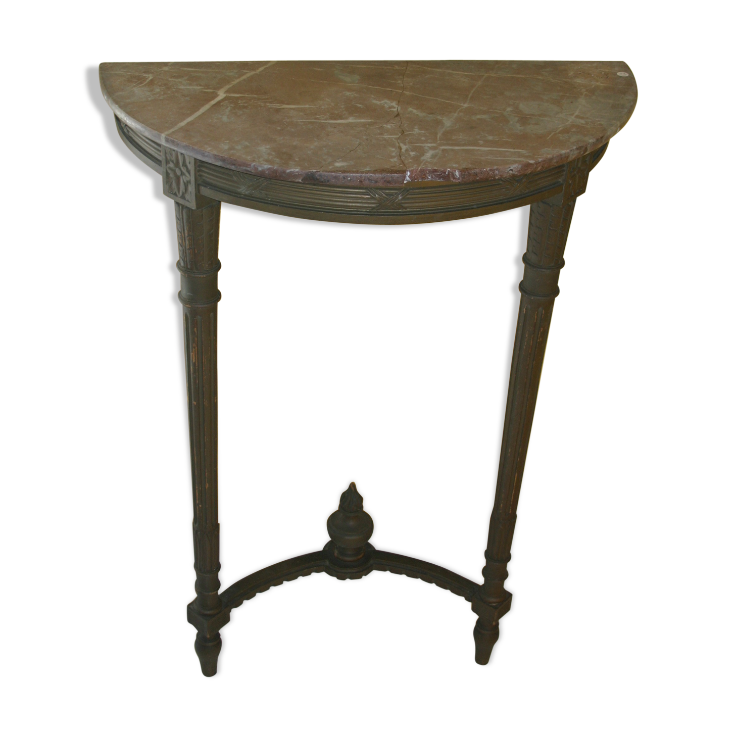 Console made of wood and marble 18th