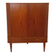 Vintage Scandinavian teak storage corner cabinet from the 60s