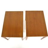 Set of 2 teak side tables, Sweden, 1960