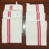 Lot of 6 old tea towels