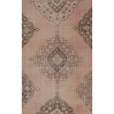 Vintage Turkish Oushak Rug Handwoven 86x733 cm