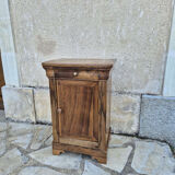 Late 19th century walnut bedside table