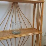 Shelves wicker vintage 100x82cm