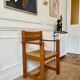 Armchair in elm and straw Maison Regain