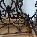 Cast iron wall shelf