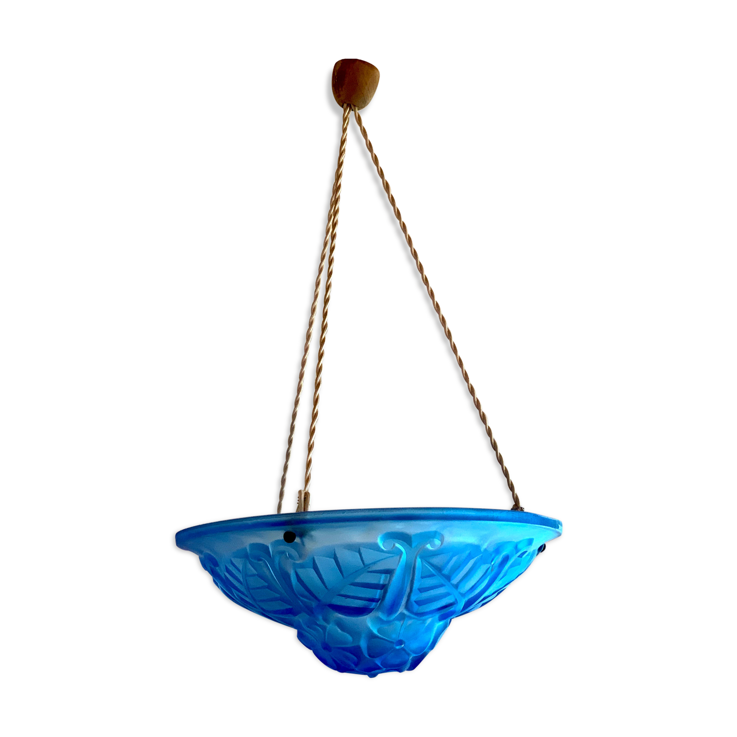 Degué Art Deco hanging lamp