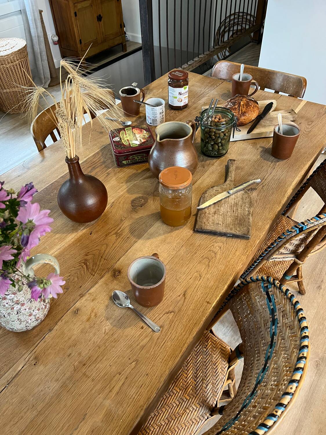 Lot de 4 tasses artisanale en céramique