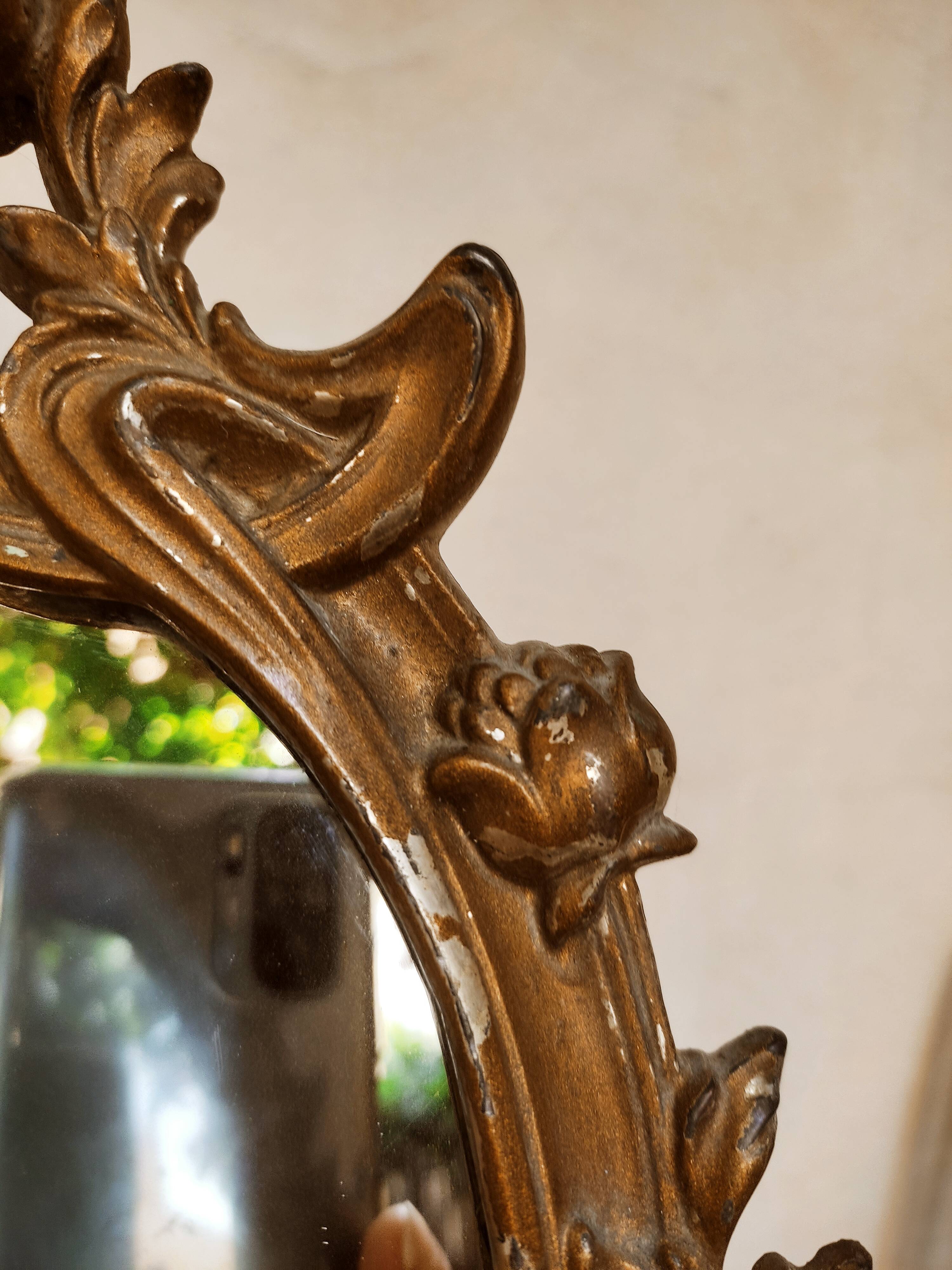 Art Nouveau table mirror