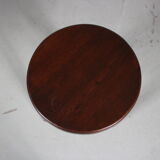 1970s brutalist oak stool from the netherlands