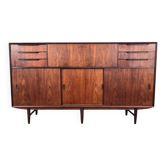 Teak sideboard with drawers and doors, Denmark, 1960.
