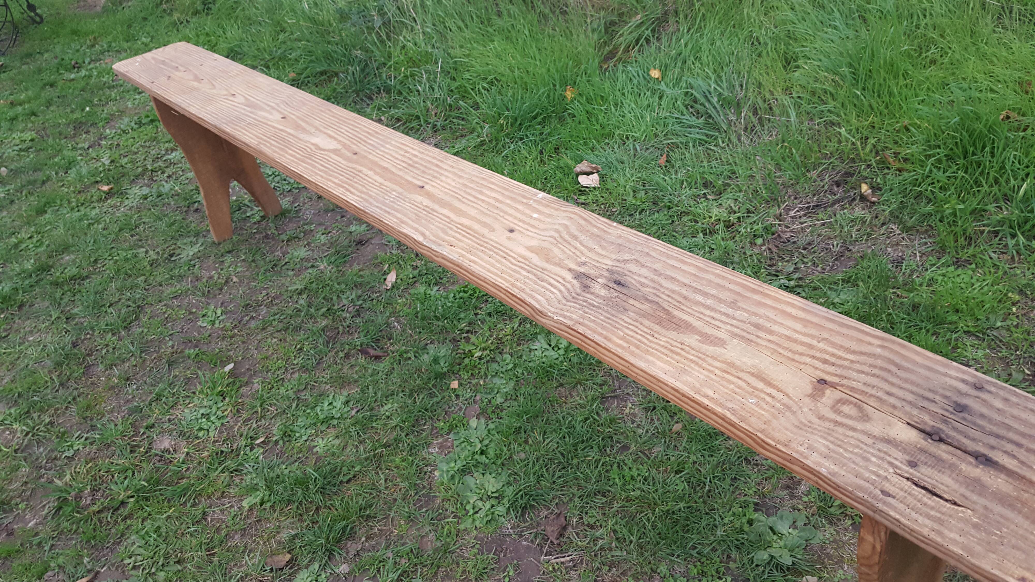Wooden bench farm bench "oats"