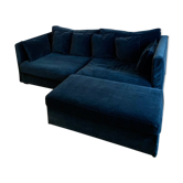 Canapé velours bleu, Neo Kinkajou - AM.PM