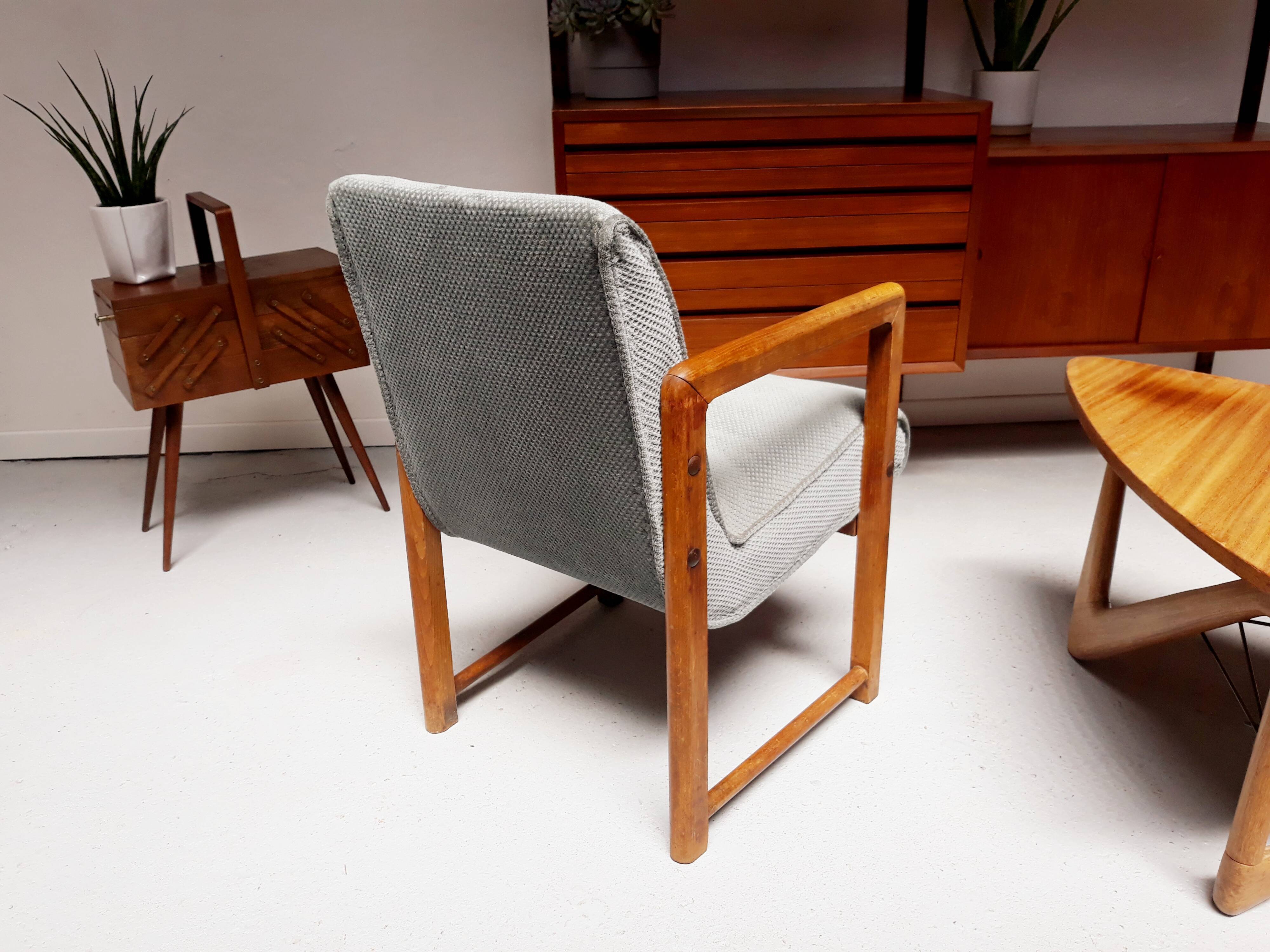 Scandinavian-style vintage chair sled