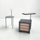 Like a Memphis-style desk drawer unit, 1980s