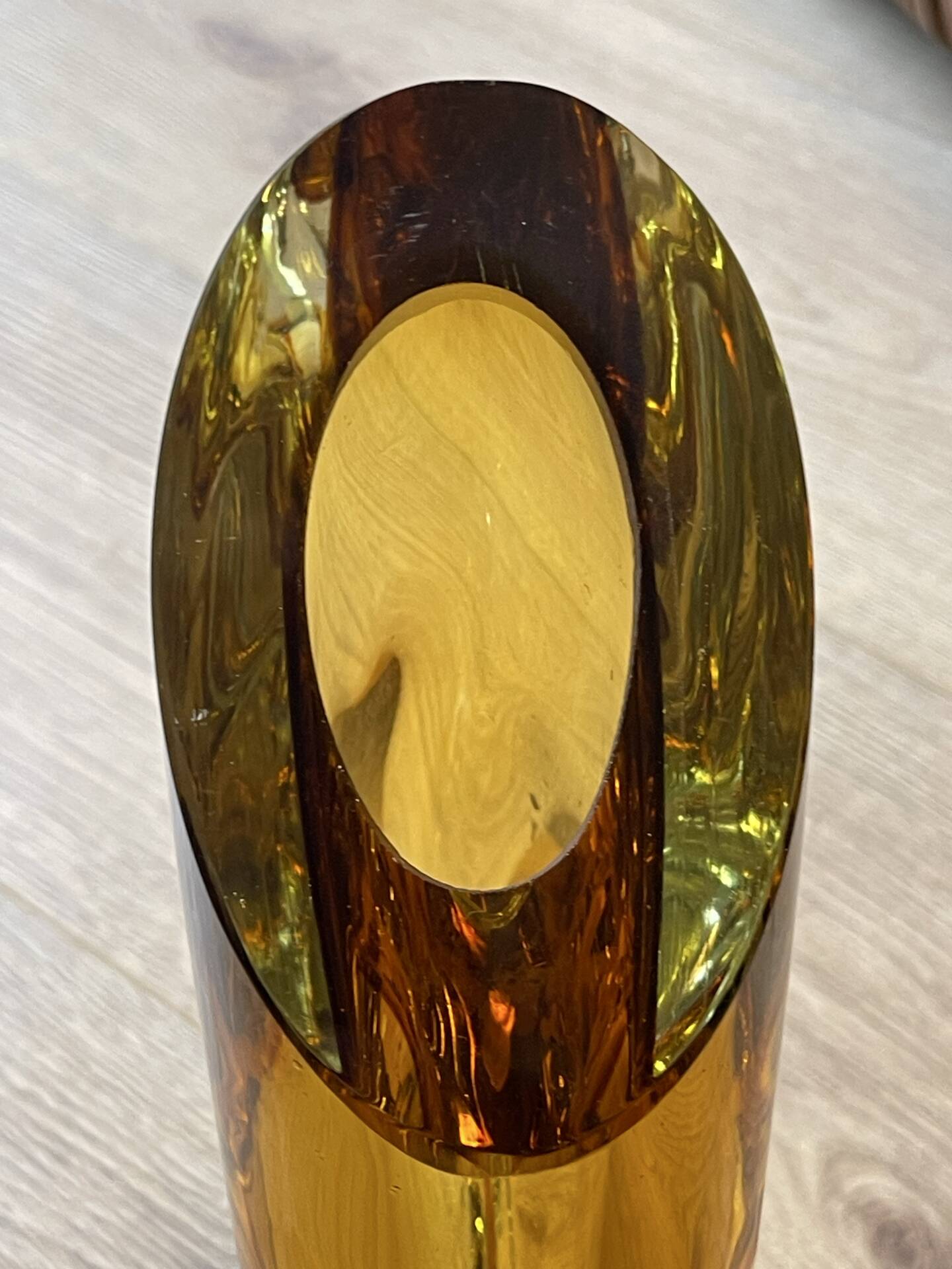 Sommerso vase from Murano