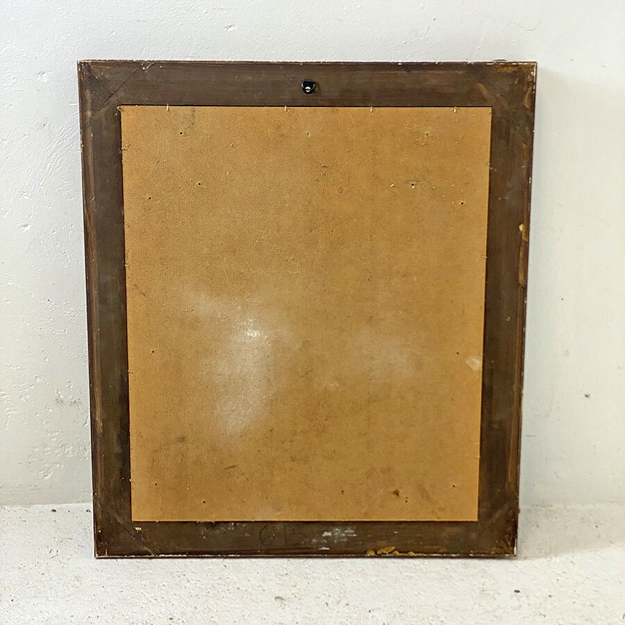 Wooden mirror and gilded stucco Louis XIV style