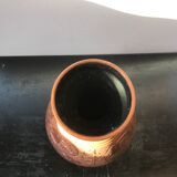 Former ceramic vase brown decor vintage