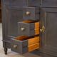 Small buffet in cherry wood 1960s
