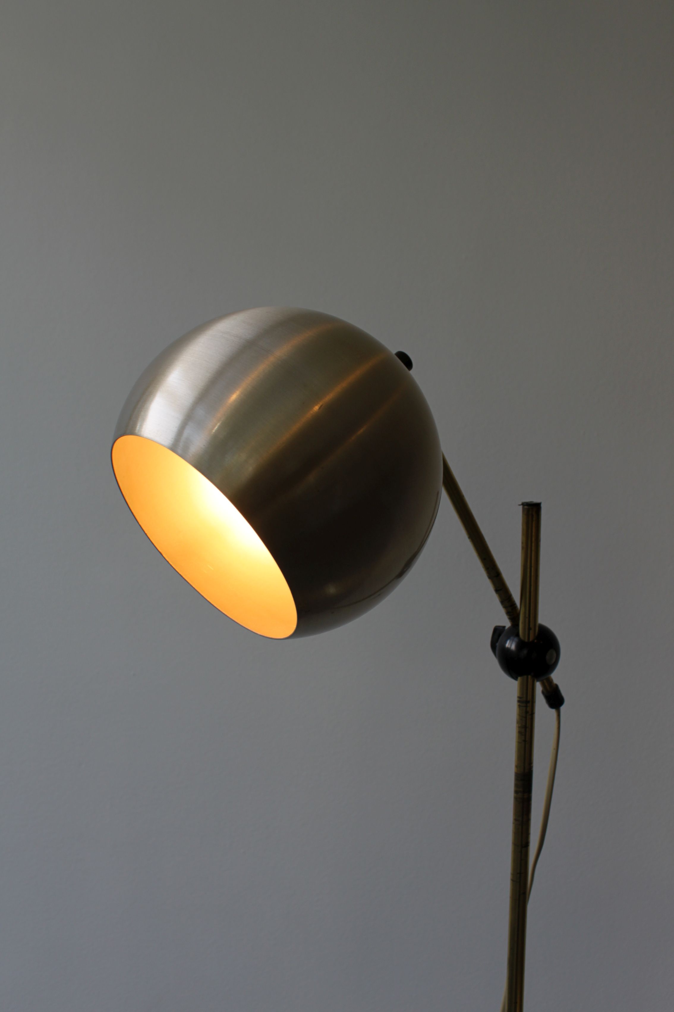 Floor lamp 2 globes, Herda, 1946