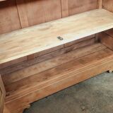 Sideboard with 2 glass panels