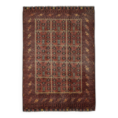 Tapis Oushak en laine noué à la main turc 210 cm x 288 cm