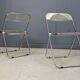 Vintage plia chairs by Castelli, 1970s