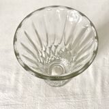 Vintage molded glass vase