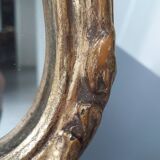 Small tabletop mirror in gilded wood (vintage)