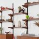 Modular shelving Kai Kristiansen, teak veneer, Danish design 1960s