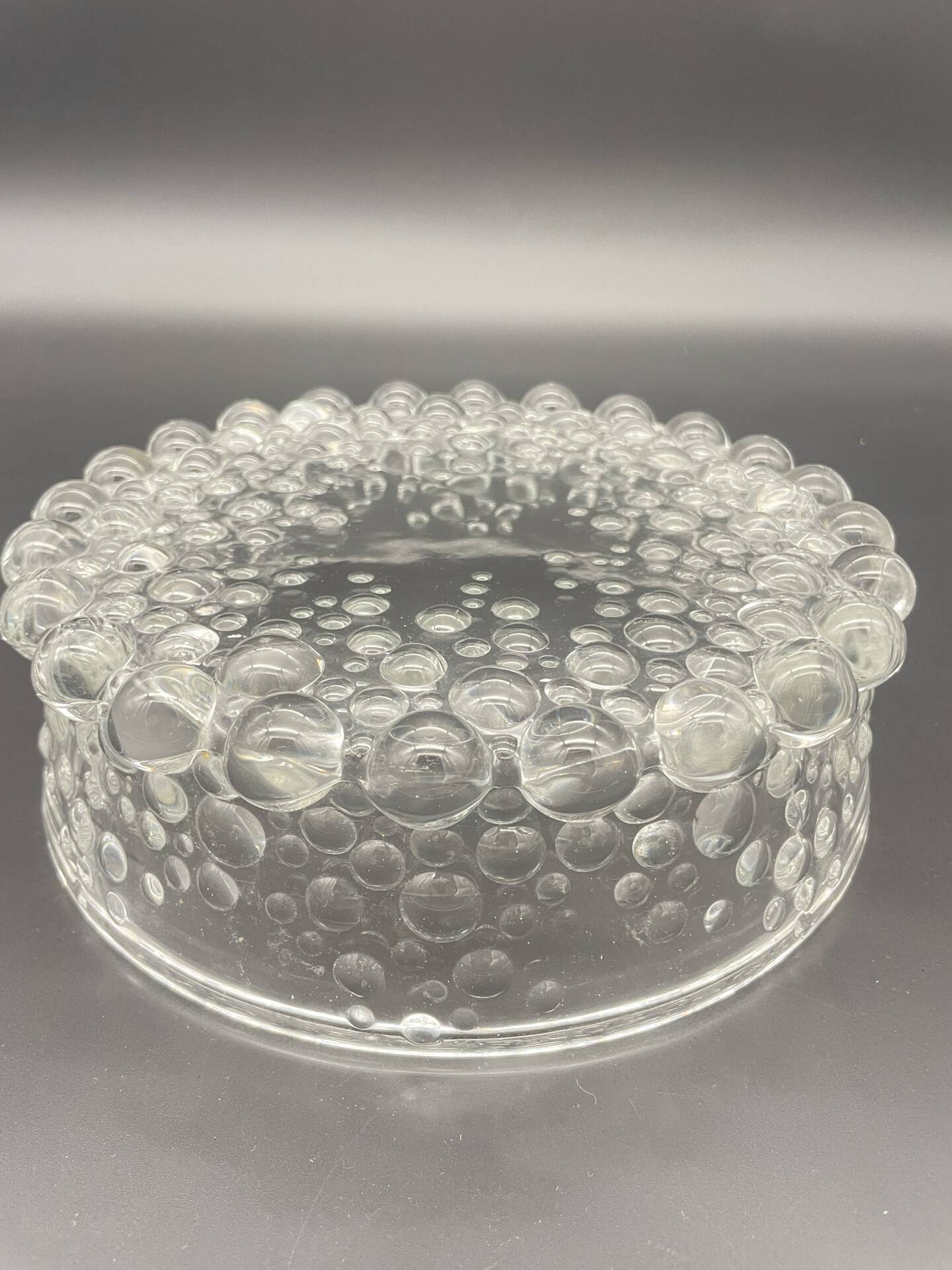 Large Walther Glas Bolero Bubbles bowl, 1970s